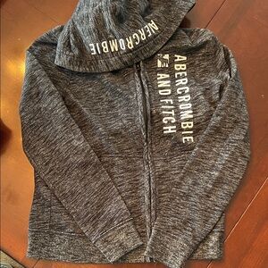 Abercrombie & Fitch Charcoal Zip-Up Jacket